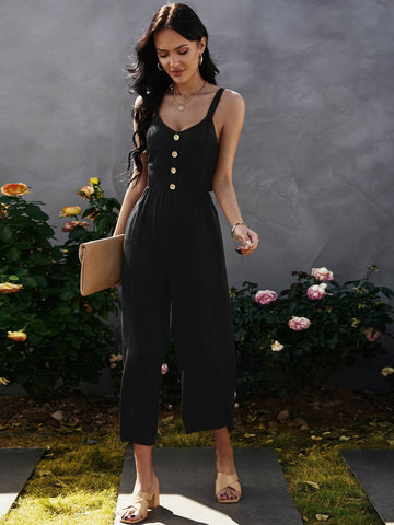 Strapless Backless Jumpsuit