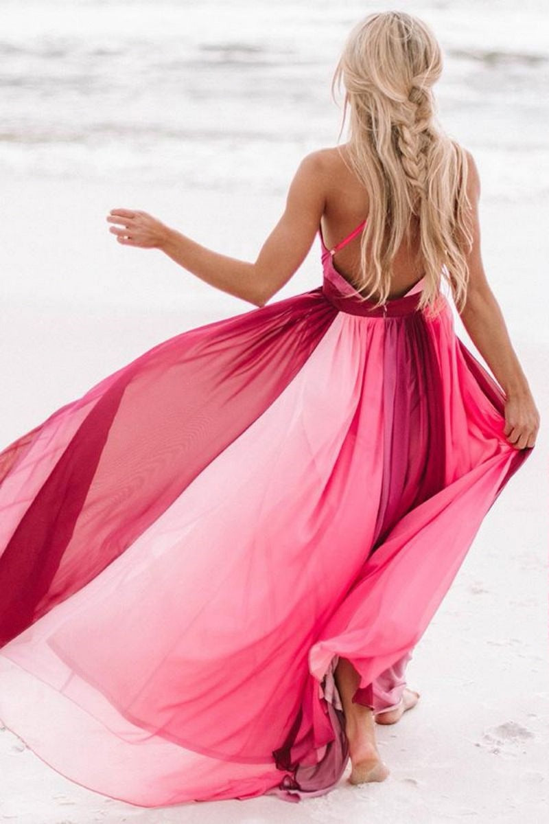 Think I'm In Love Colorblock Maxi Dress