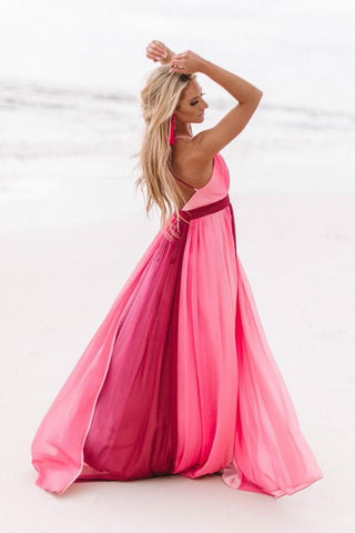 Think I'm In Love Colorblock Maxi Dress