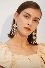Pearl Pendant Drop Earrings
