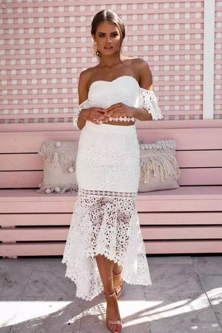 Two Piece Fishtail Lace Dress