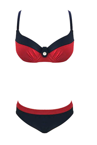 Tropisches Strand-Bikini-Set