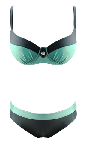 Tropisches Strand-Bikini-Set