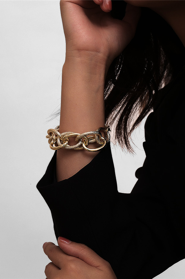 Metal Chunky Chain Bracelet