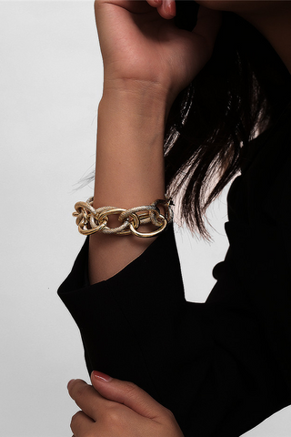 Metal Chunky Chain Bracelet