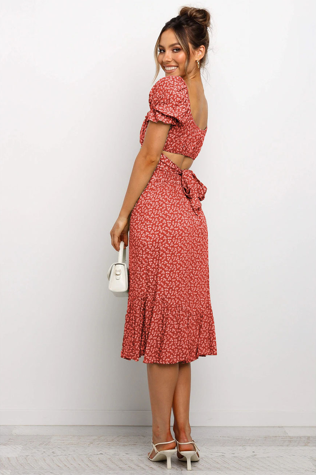 Sweet Floral Summer Dress