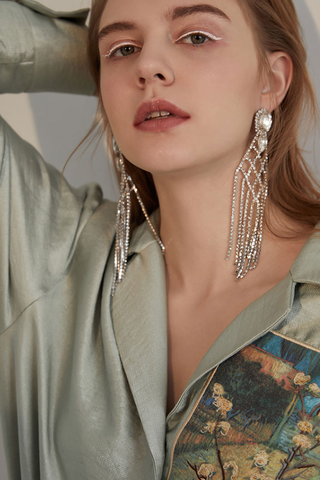 Diamante Statement Earrings