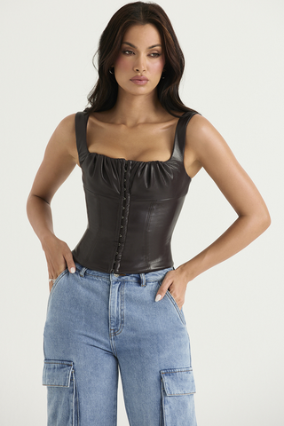 Corset au chocolat amer