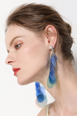 Jelly Color Sequin Earrings