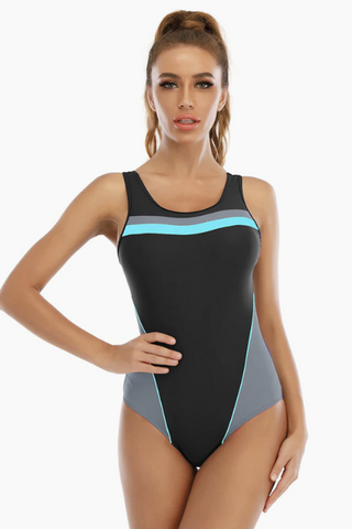 (S-2XL) Athletic Sports Bathing Suit