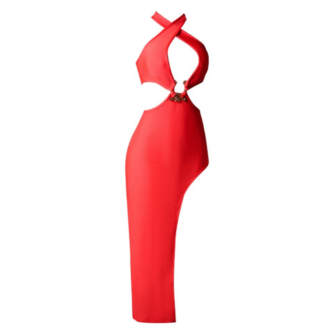 Zoey Bandage Neckholderkleid mit Cut-Outs