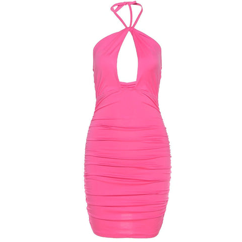 Georgie Halter Cut Out Dress