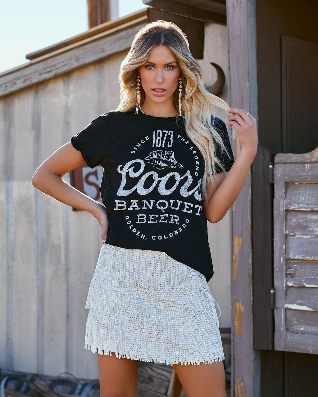 Since 1873 Coors Cotton Distressed Tee