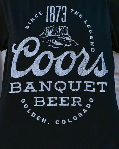 Seit 1873 Coors Cotton Distressed T-Shirt 