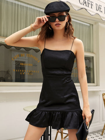 Thin Suspender Dress