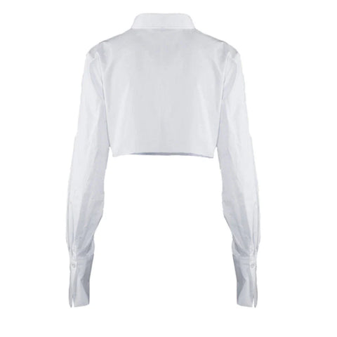 Esme Cropped Shirt Top