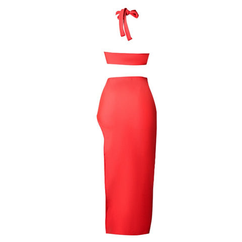 Zoey Bandage Neckholderkleid mit Cut-Outs