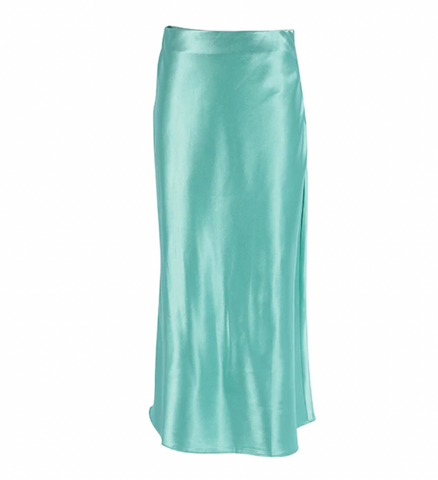 Josephine Satin Midi Skirt