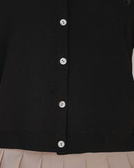 Sinclair Short Sleeve Button Down Polo Top - Black