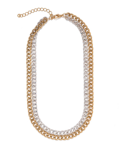 Skipper Layered Chain Necklace