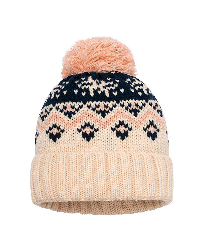 Snow Far Snow Good Pom Beanie - Pink