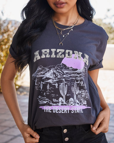 Das Desert State Cotton Arizona T-Shirt 