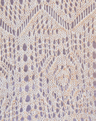 Tranquil Crochet Fringe Knit Cardigan - Taupe