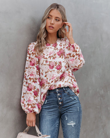 Truffle Floral Blouse