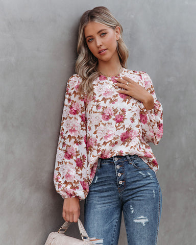 Truffle Floral Blouse