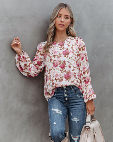 Truffle Floral Blouse