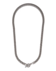 Timeless Chain Toggle Necklace - Silver