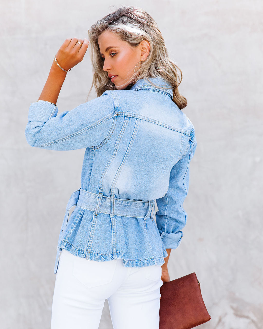 Traynor Belted Denim Jacket