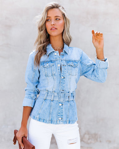 Traynor Belted Denim Jacket