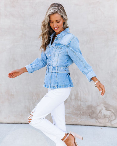 Traynor Belted Denim Jacket