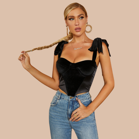 Montana Velvet Crop Top