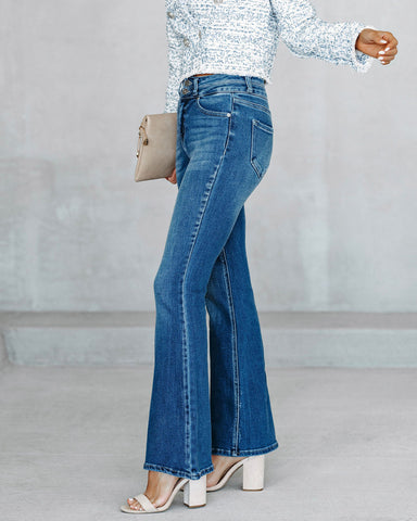 Vida High Rise Flare Denim