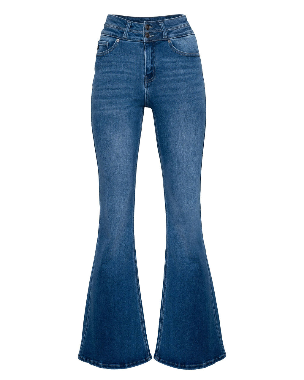 Vida High Rise Flare Denim