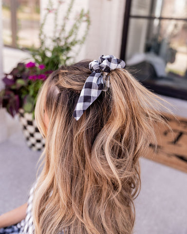 Winifred Gingham Scrunchie