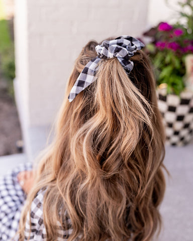 Winifred Gingham Scrunchie