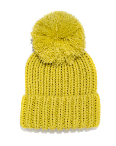 Whistler Pom Beanie - Lime