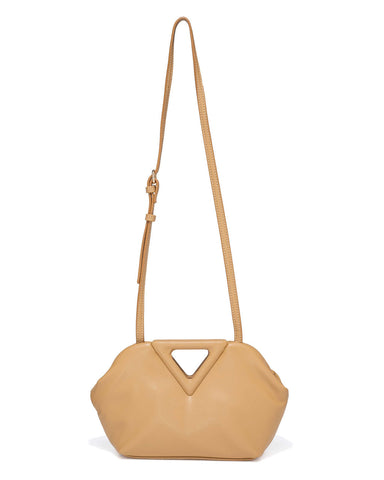 Willa Faux Leather Crossbody Bag - Camel