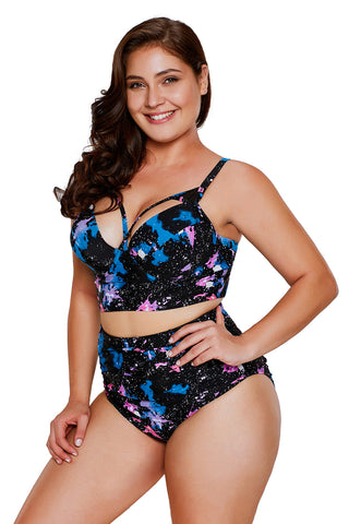 Wonderful Night Push Up Padded High Waist Swimsuit