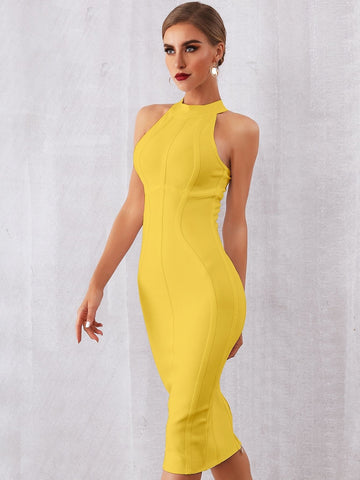 Damara Elegant Bodycon Bandage Dress