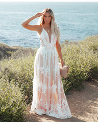 Antonia Maxi Dress - White