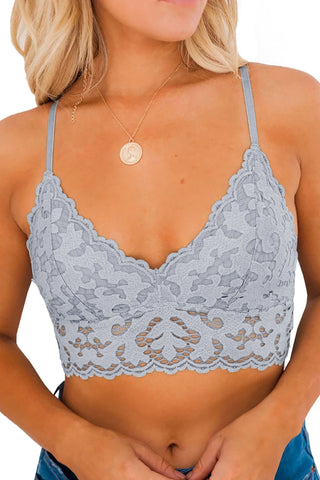 Chunky Lace Bralette Crop Top