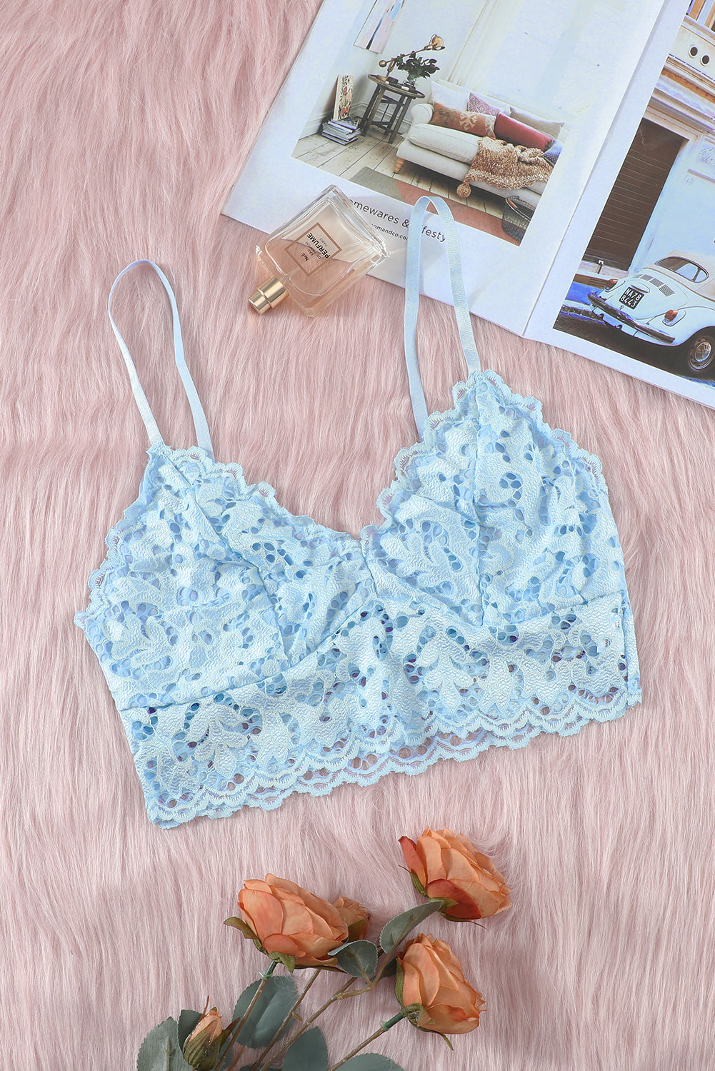 Chunky Lace Bralette Crop Top