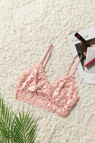 Chunky Lace Bralette Crop Top