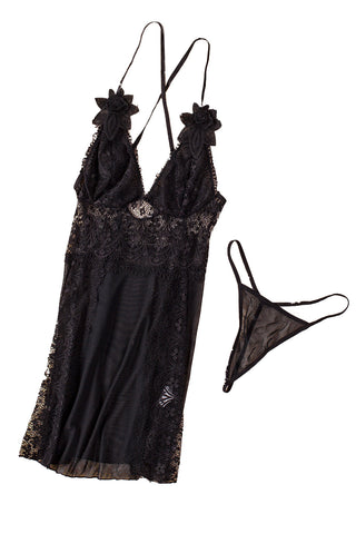 Lace Nightdress Babydoll