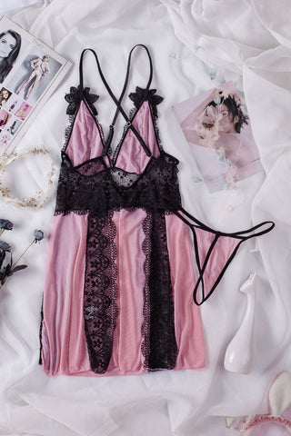 Lace Nightdress Babydoll