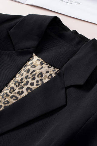 Leopard Lined Blazer